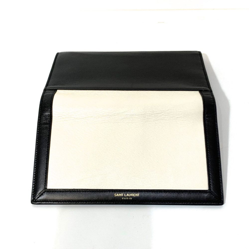 SAINT LAURENT PARIS NWT Black & Bone Large Wallet - Picture 8 of 8
